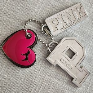 HARD TO FIND Pink VS 3 Piece Charms Set